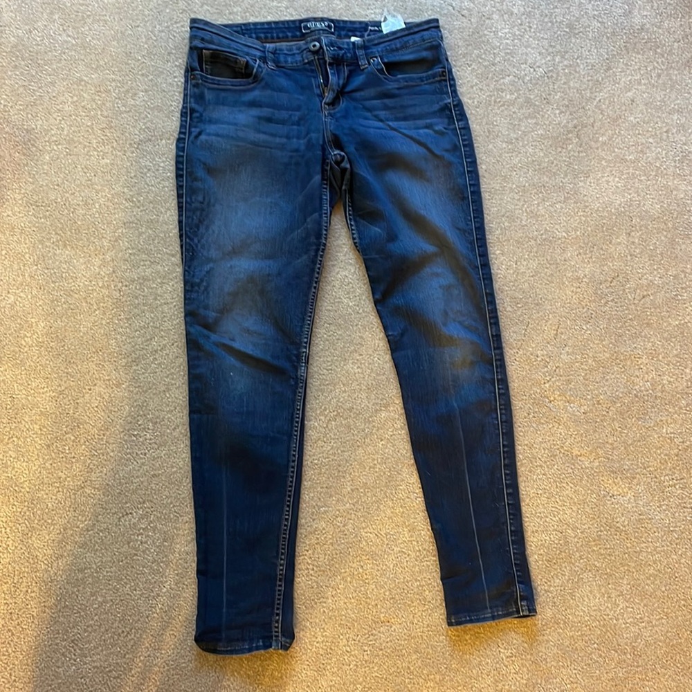 Guess jeans, ultra skinny, dark wash. Size 30